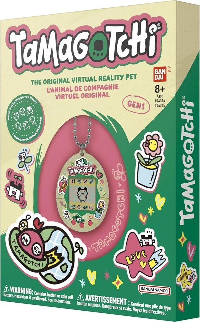 Tamagotchi Bandai Eco Celebration Egg, lodër elektronike, koleksion, shumëngjyrëshe