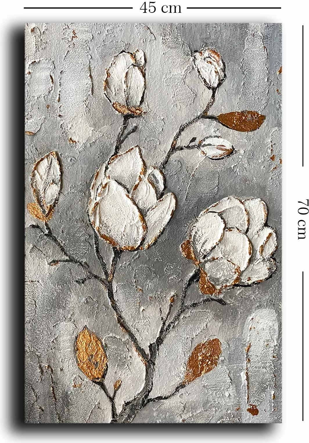 Pikturë dekorative në kanavacë, Wallity 4570GSC-017, shumëngjyrëshe, 45x70cm