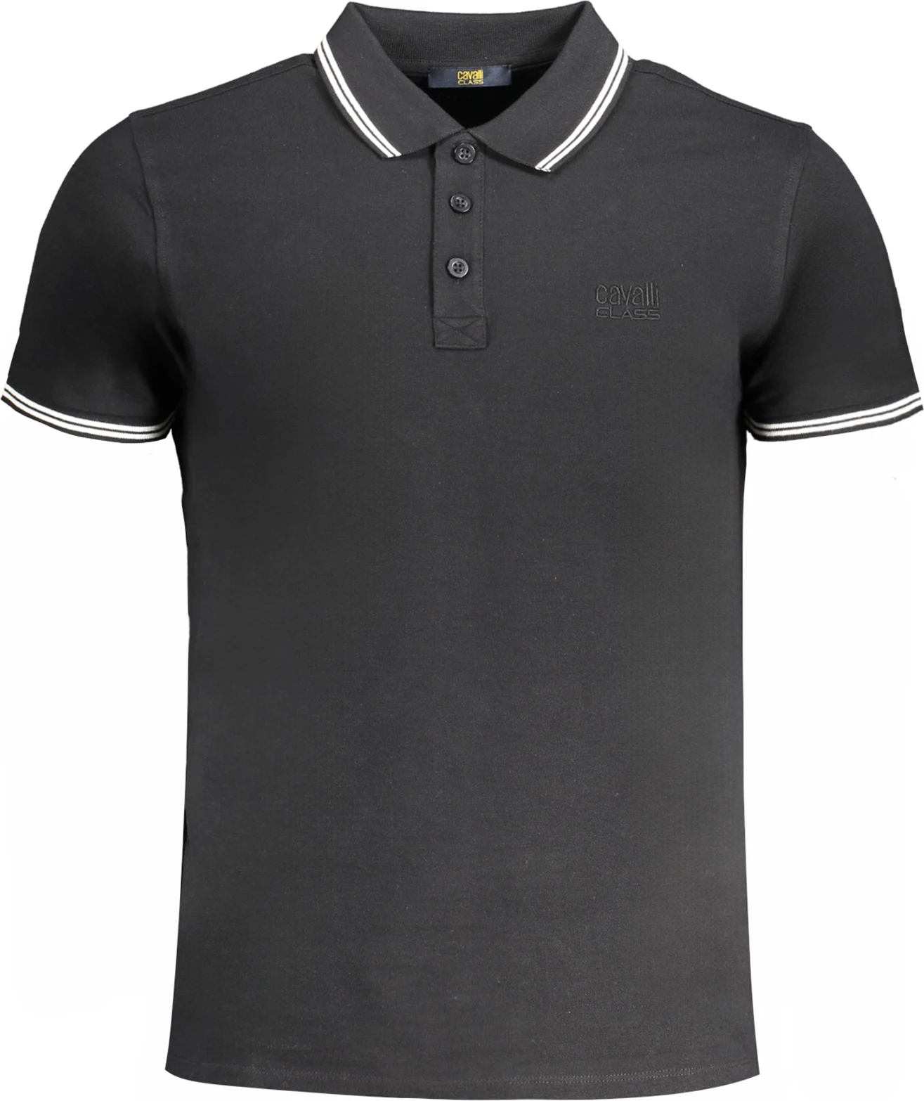 Polo shirt për meshkuj Cavalli Class, e zezë
