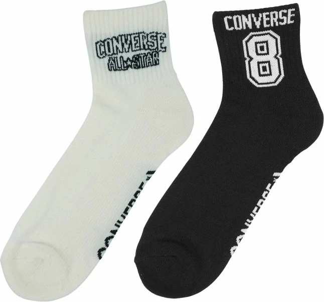 Çorape Converse, të bardha dhe të zeza