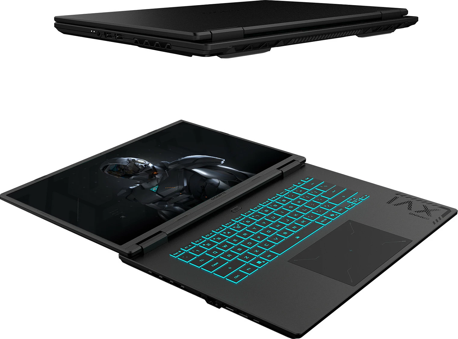 Laptop Gigabyte Gaming A16, Core i7-13620H, 16GB RAM, 1TB SSD, RTX 5060 8GB, 16" 165Hz, Windows 11 Home, AZERTY FR, Black Steel 4