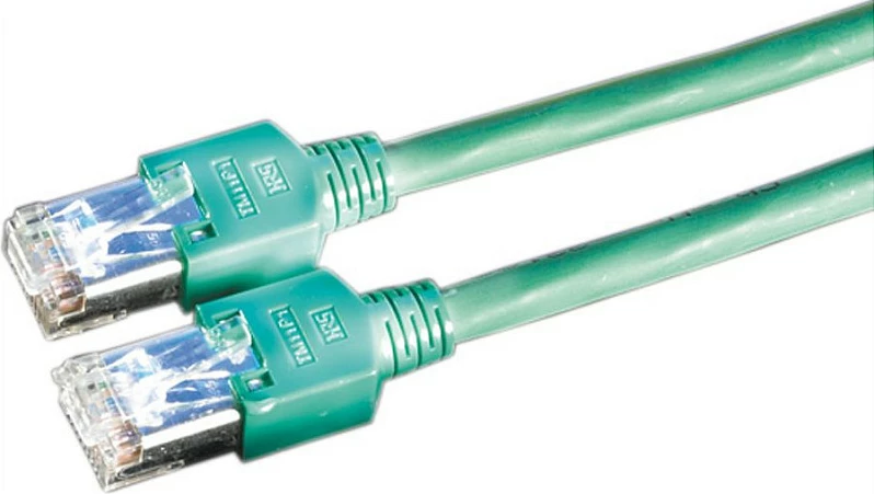 Kabllo rrjeti SECOMP KERPEN Cat5e crossover, 2 m, S/FTP, RJ-45, e gjelbër