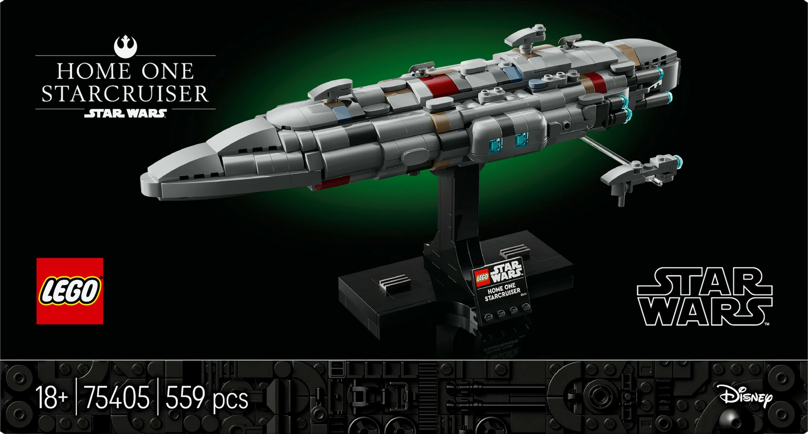 Set ndërtimi LEGO Star Wars Home One Starcruiser 75405, shumëngjyrësh