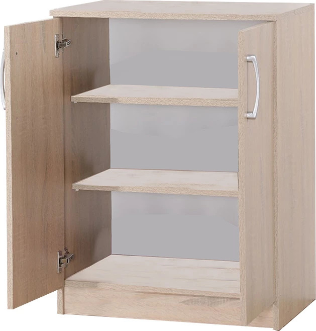 Raft këpucësh-dollap Shordo melamine ngjyrë natyrale 60x40.5x80cm