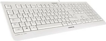 Tastierë Cherry KC 1000, USB me kabllo, layout spanjisht, 109 taste, gri
