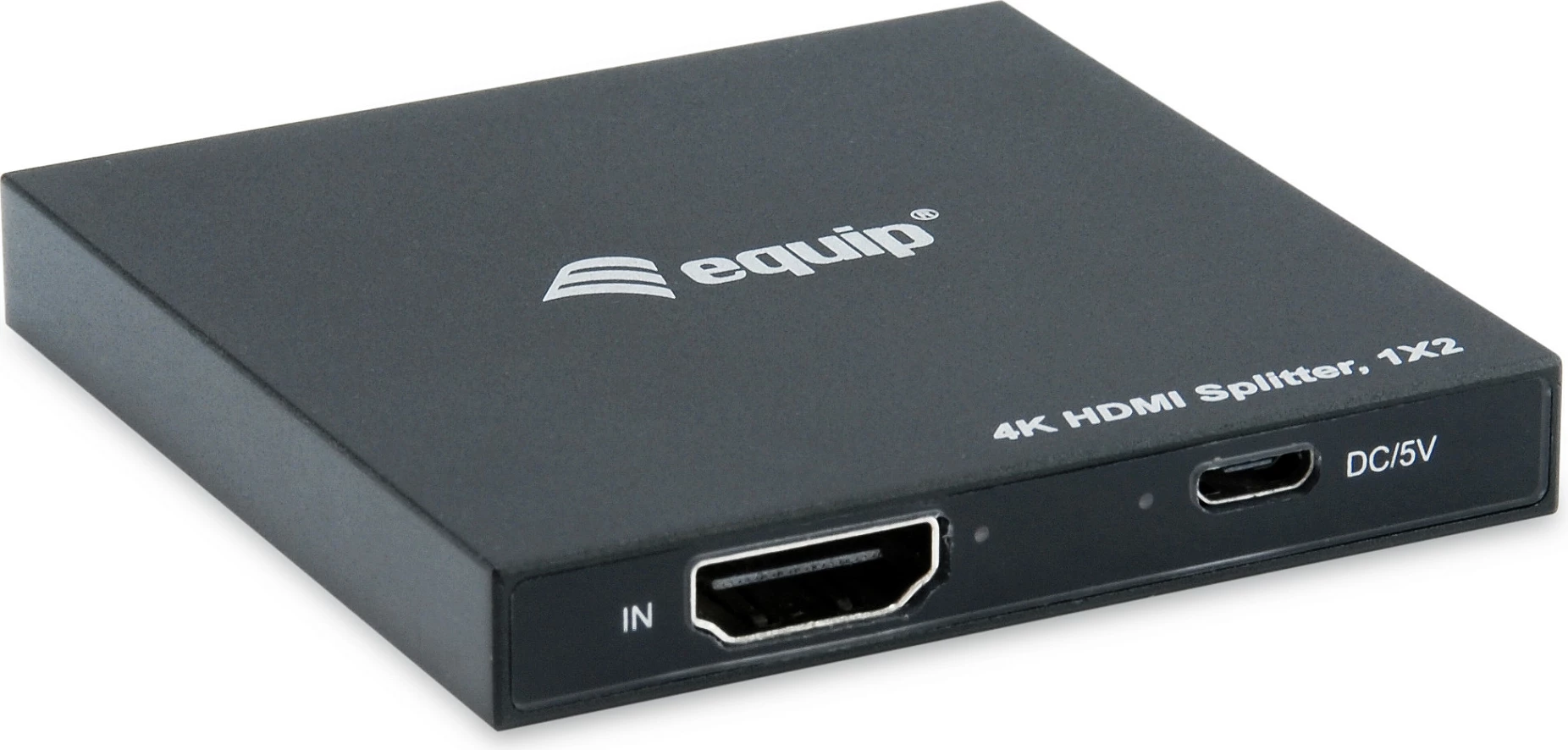 Splitter HDMI EQUIP 332715, 1x2, 4K Ultra HD 60Hz, USB powered, alumin, i zi