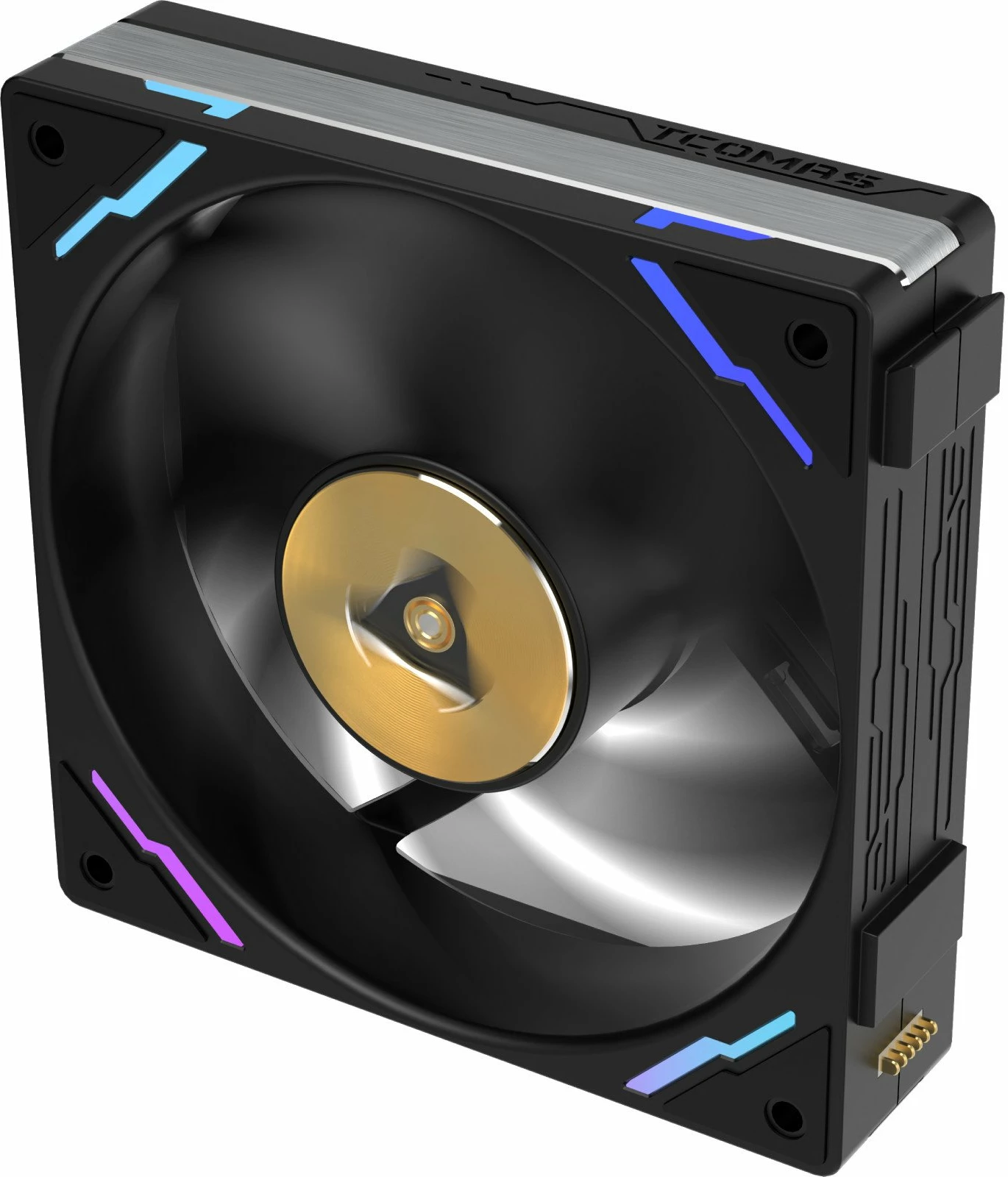 Ventilator për kasë PC Tcomas FC700 PRO 120mm ARGB PWM 3200rpm, i zi, 1 copë