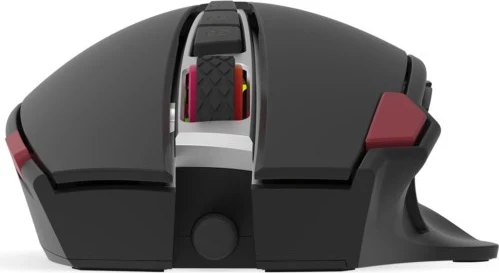 Maus Krux Fuze Pro, USB Lloji-A, 12000 DPI, i zi