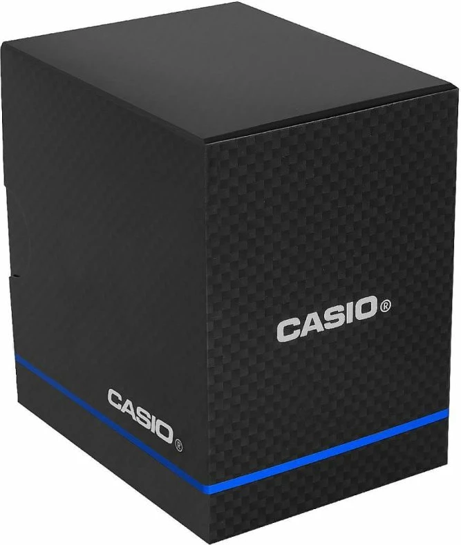 Orë dore për meshkuj CASIO F-91W, e zezë, me kuti