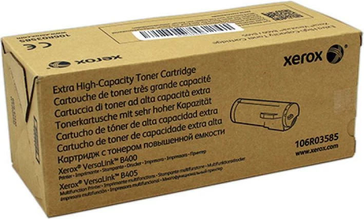 Toner Xerox 106R03585 për VersaLink B400/B405 kapacitet i lartë 24.6k, e zezë