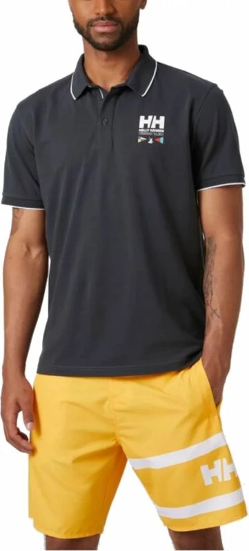 Polo maicë për meshkuj Helly Hansen, gri