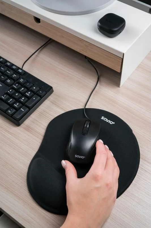 Tastierë Savio për e-sport, e zezë