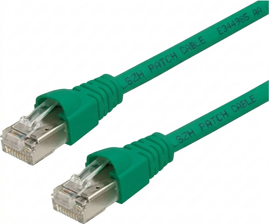 Kabllo rrjeti Telegärtner CAT7 SFTP 1m, RJ45, e gjelbër
