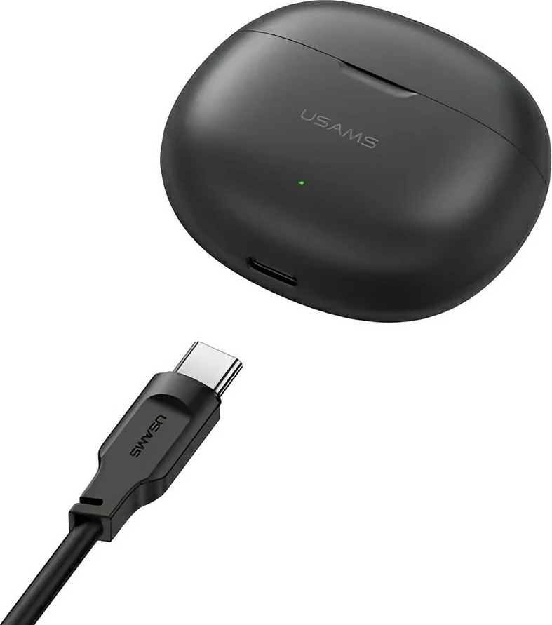 Kufje Bluetooth USAMS Rhymbo Series TWS, 5.3, të zeza