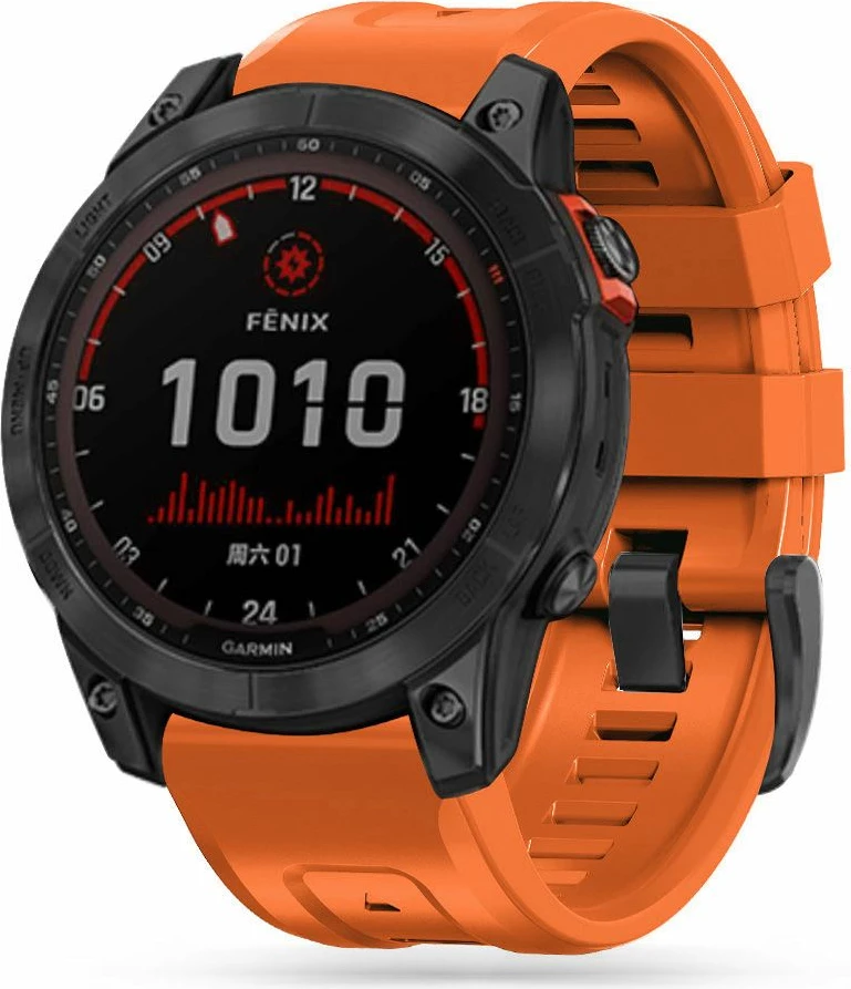 Rrip sportiv Tech-Protect IconBand për Garmin Fenix 3/5X/3HR/5X Plus/6X/6X Pro/7X, Portokalli