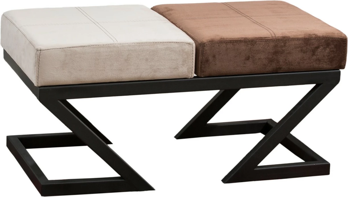 Puf Atelier del Sofa, Eda, bezhë, kafe, e zezë