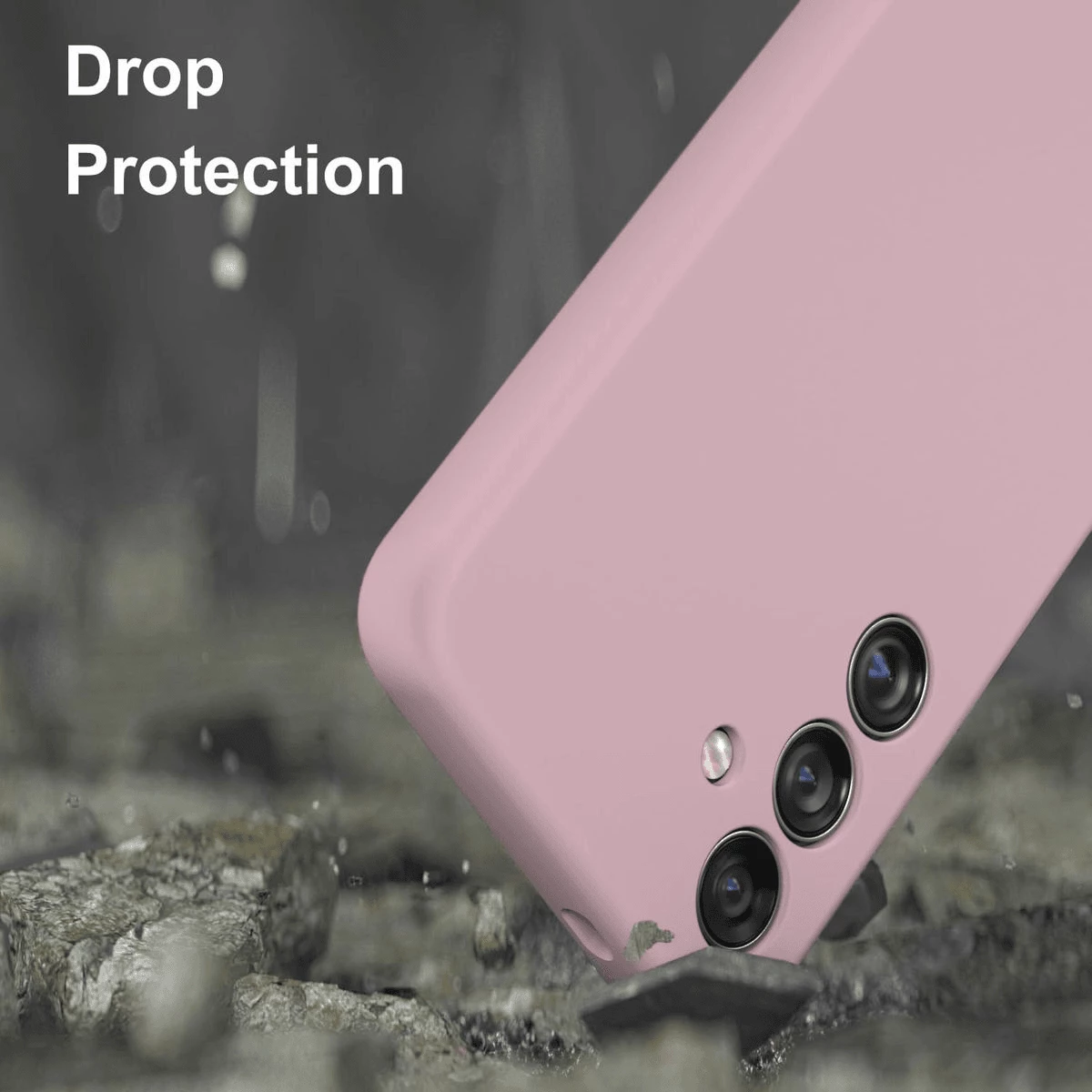 Mbështjellës silikoni ONASI 22566 për Samsung Galaxy A16, mat, rozë