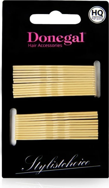 Kapëse për flokë Donegal 5092 për femra bezhë 24 copë