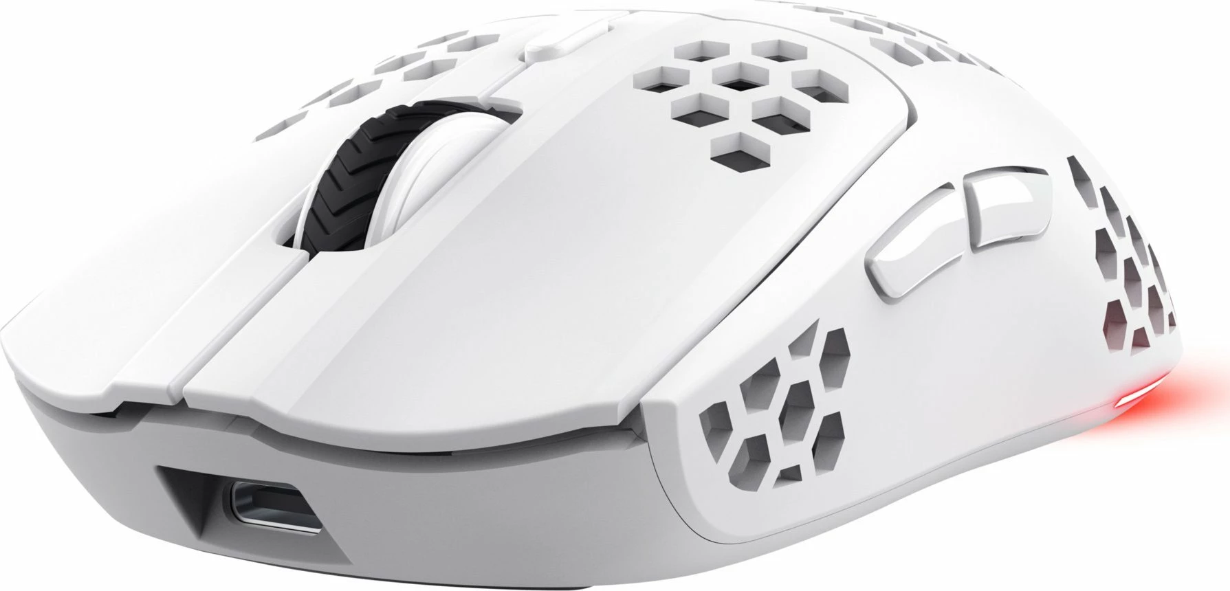 Maus Trust GXT 929W Helox (25390) wireless 2.4GHz 6400 DPI RGB, e bardhë