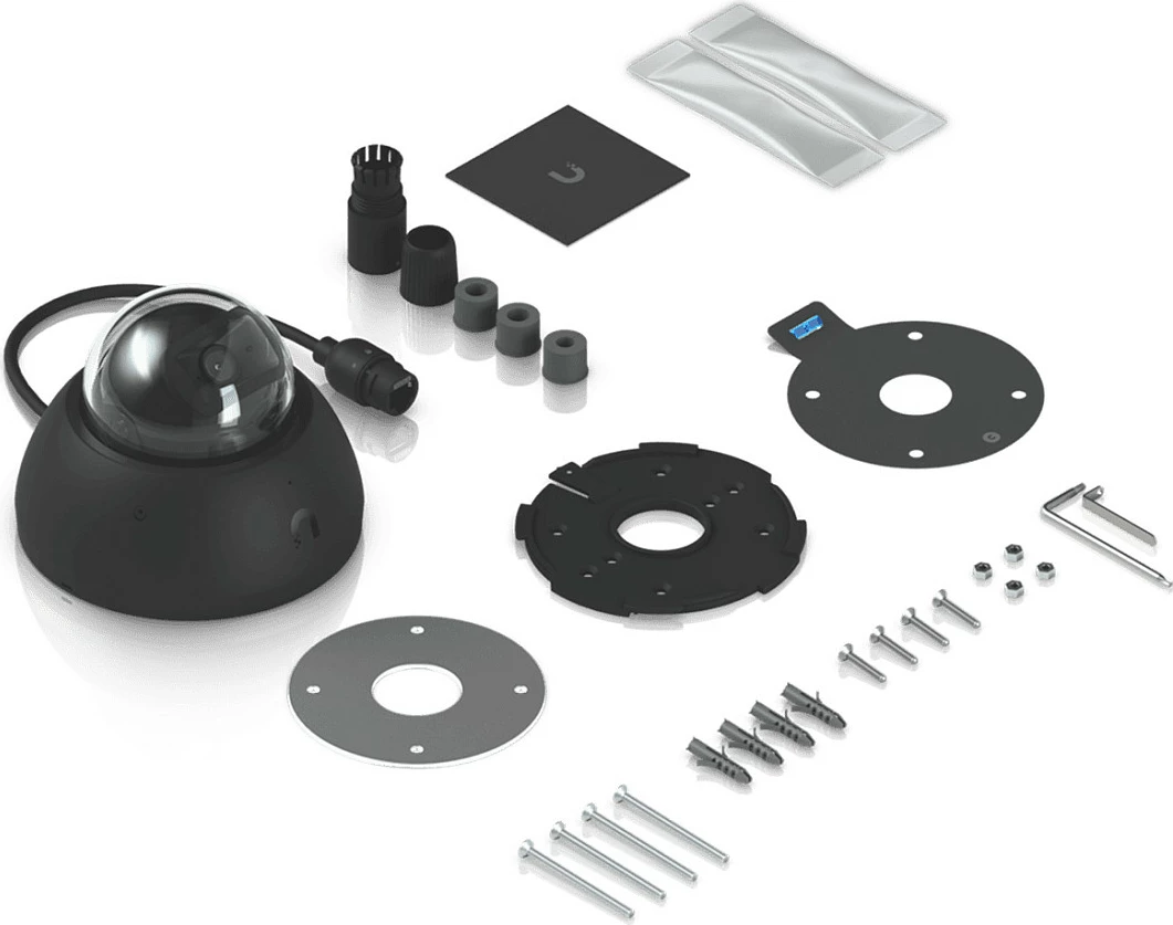 Kamerë sigurie dome Ubiquiti UVC-AI-Dome-B, Gigabit Ethernet, MicroSD, e zezë
