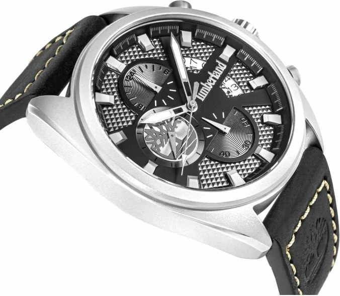 Orë dore meshkuj Timberland Seabrook TBL.15640JLS/02, e zezë, set me çantë