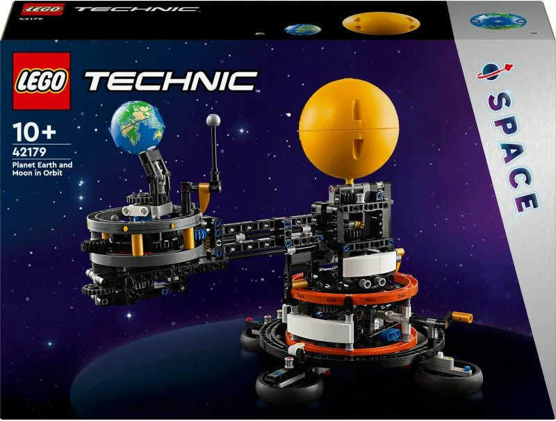 Set LEGO Technic Sun Earth Moon Model 42179, model diell-tokë-hënë, 10+