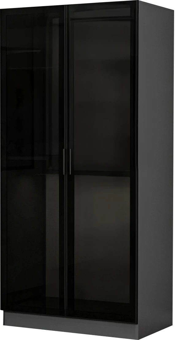 Dollap Hanah Home, xham Kale, ngjyrë antracit, 210cm