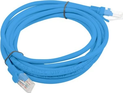 Kabllo rrjeti Lanberg Cat5e, 3m, Blu, 10-pako