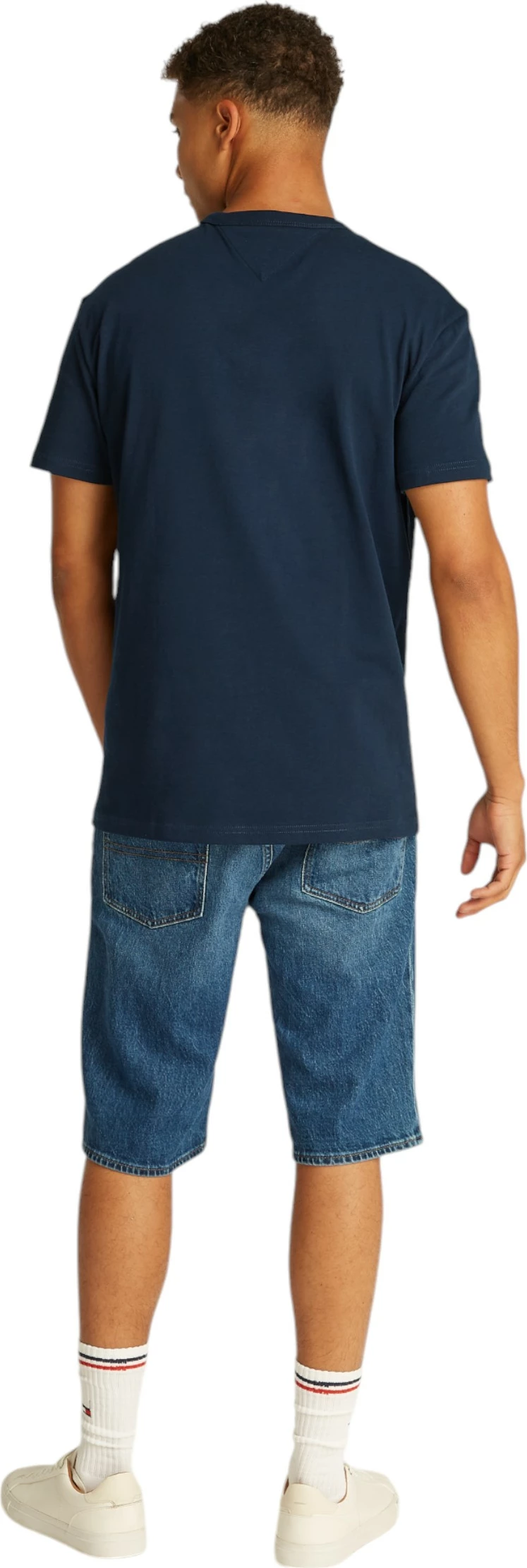 Maicë për meshkuj Tommy Hilfiger Jeans TJM REG BADGE TEE DM0DM20322, blu e errët [Madhësia: S]