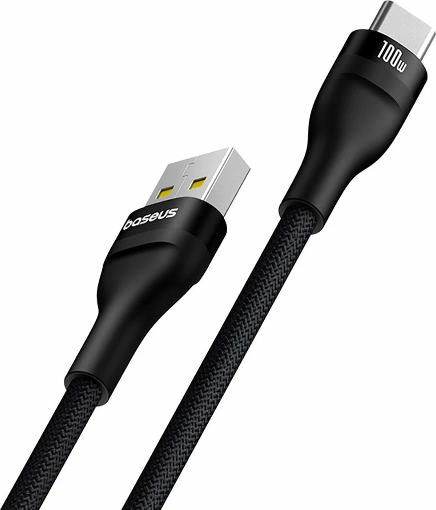 Kabllo USB-A në USB-C Baseus Flash 2 BSU4888 2 m 100W, e kuqe