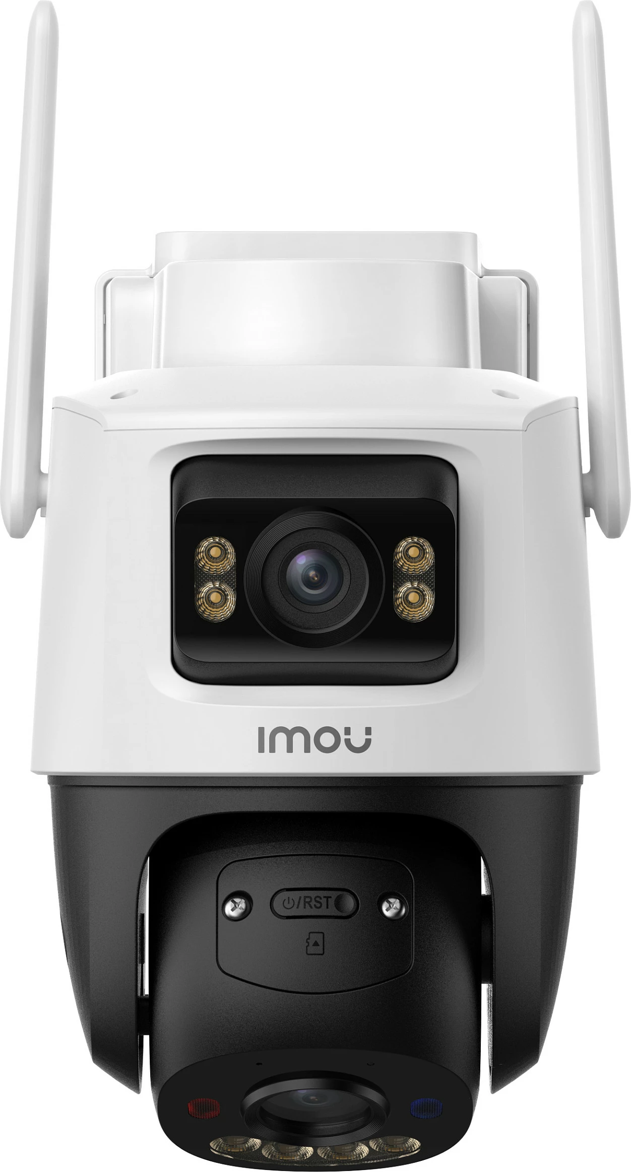 Kamerë sigurie IP Imou AOV Dual kit, Dual 5MP+5MP, 4G LTE + Wi‑Fi, bateri 10000mAh, me panel diellor, MicroSD 128GB + SIM, jashtë, bardhë/zezë