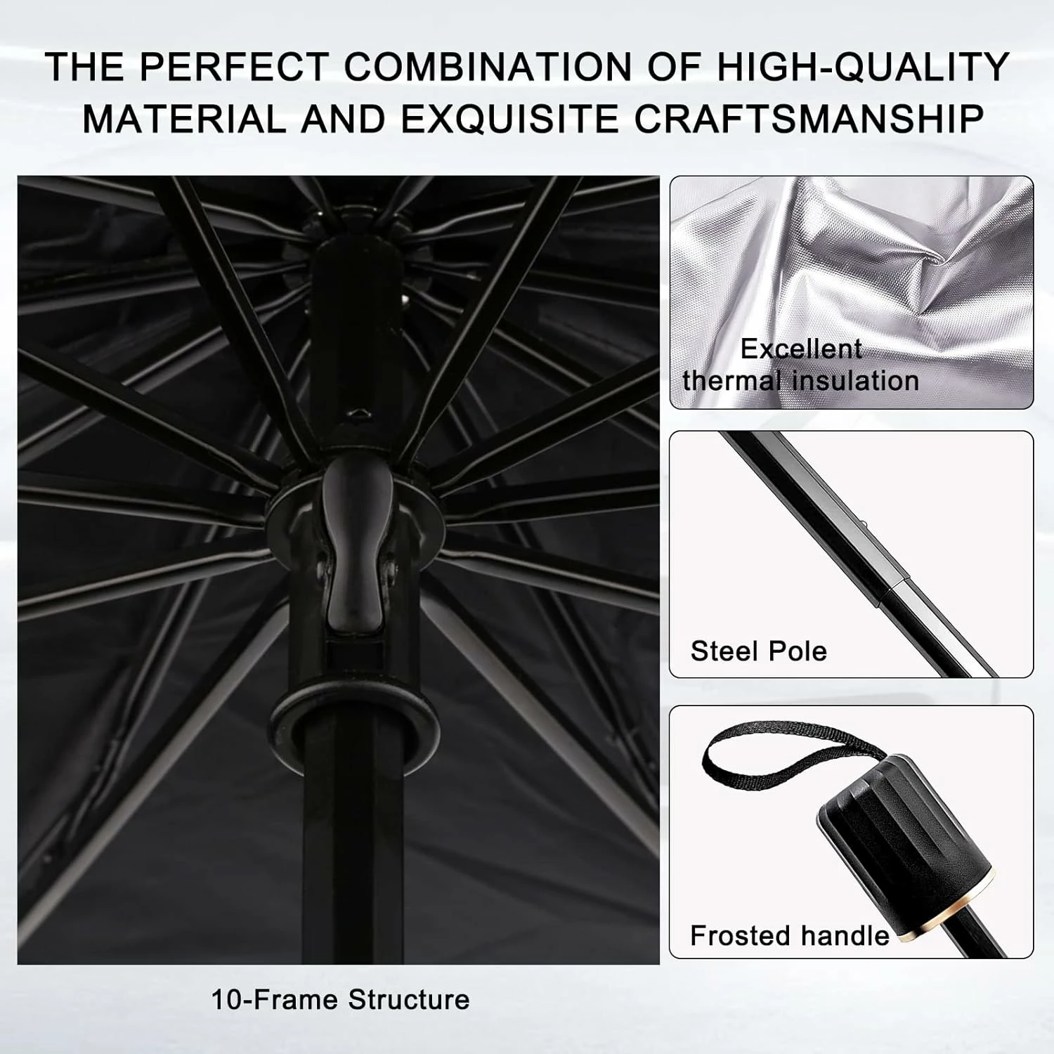 Ombrellë mbrojtëse nga rrezet e diellit për makinë, S