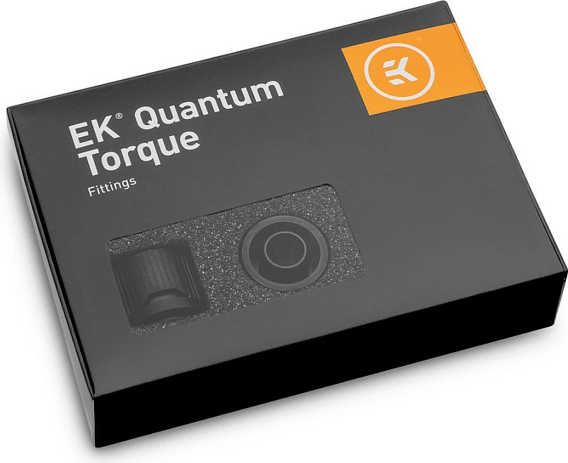 Fitinga EK Water Blocks EK-Quantum Torque STC 10/13, set 6 copë, zezë