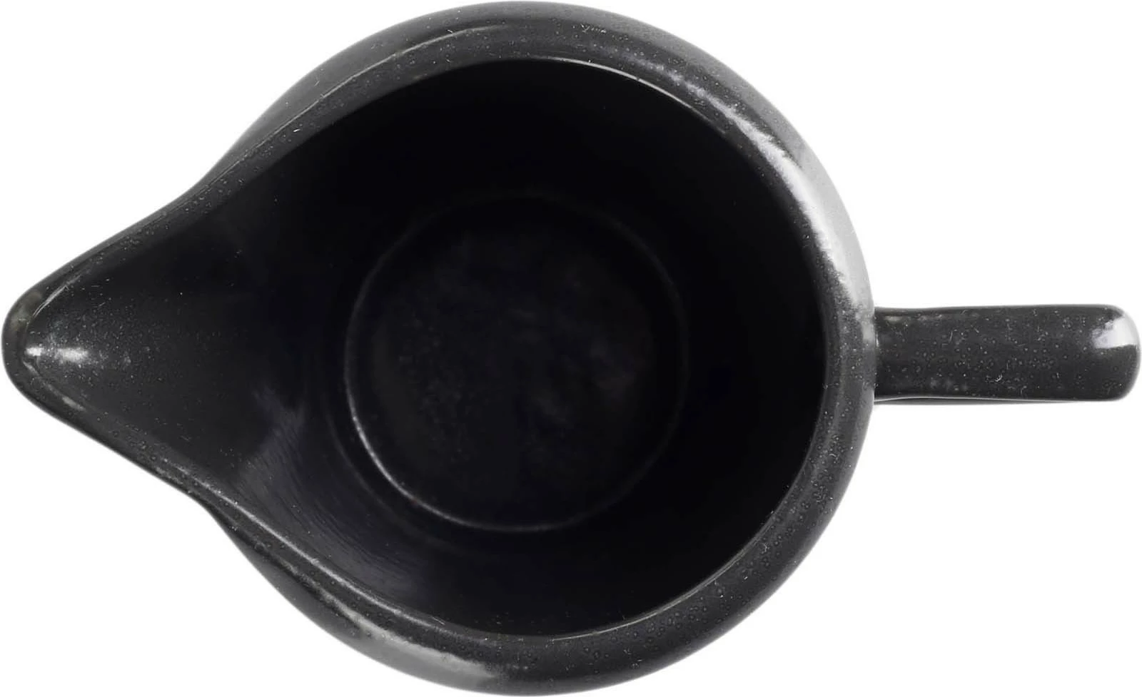 Kremiere porcelani Porland Seasons Coal 150 ml, e zezë, set 6 copë