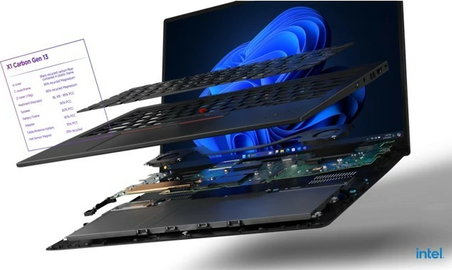 Ultrabook Lenovo ThinkPad X1 Carbon Gen 13, Intel Core Ultra 7 258V, 32GB RAM, 1TB SSD, 14" Touch, Zi