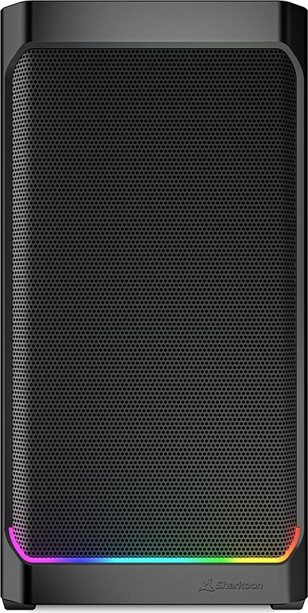 Kasë Sharkoon MK4W RGB Micro-ATX, xham i temperuar, e zezë
