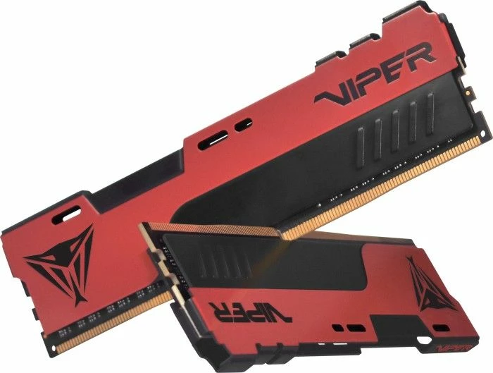 RAM memorje Patriot Viper Elite II PVE2432G320C8K 32GB (2x16GB) DDR4 3200MHz CL18 UDIMM, kuqe/zi (set)