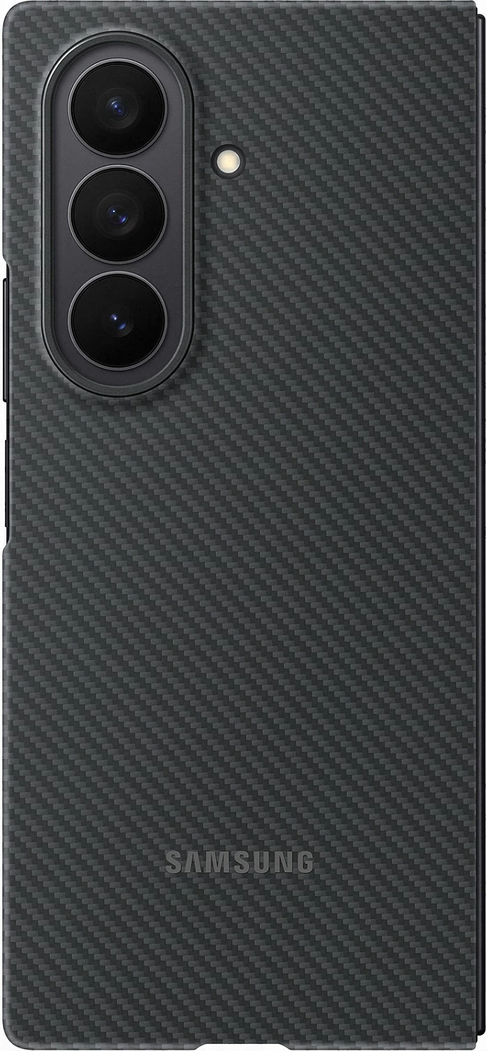 Mbështjellës Samsung Carbon Shield për Galaxy Fold7, silikon, i zi