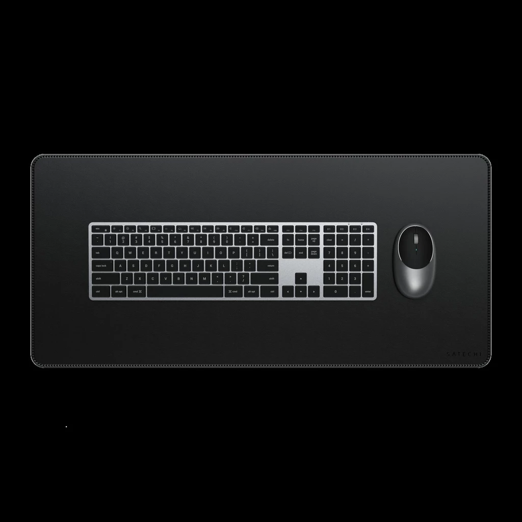 Satechi Vegan-Leather Premium Desk Mat - Black