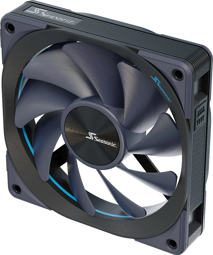 Ventilator kase Seasonic MagFlow 12cm, 2000 RPM, i zi