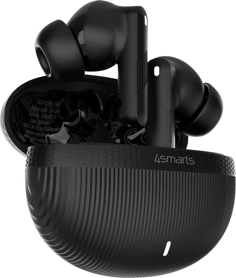 Kufje 4smarts SkyBuds Pro ANC, True Wireless, Bluetooth 5.4, 20 orë, e zezë