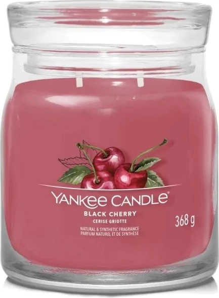 Qiri aromatik Yankee Candle Black Cherry 368g