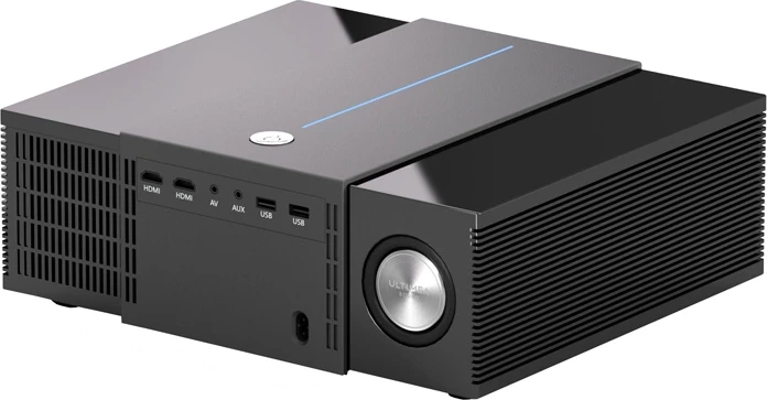 Projektor Ultimea Apollo P60 1080p, 900 ANSI, Wi‑Fi, Bluetooth 5.3, HDR10, altoparlantë 30W, e zezë, set me telekomandë