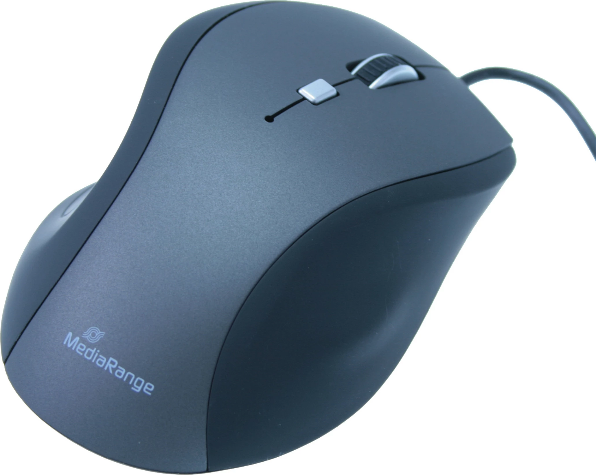 Maus MediaRange MROS202, USB, optik, 2400 DPI, 5 butona, zi/gri