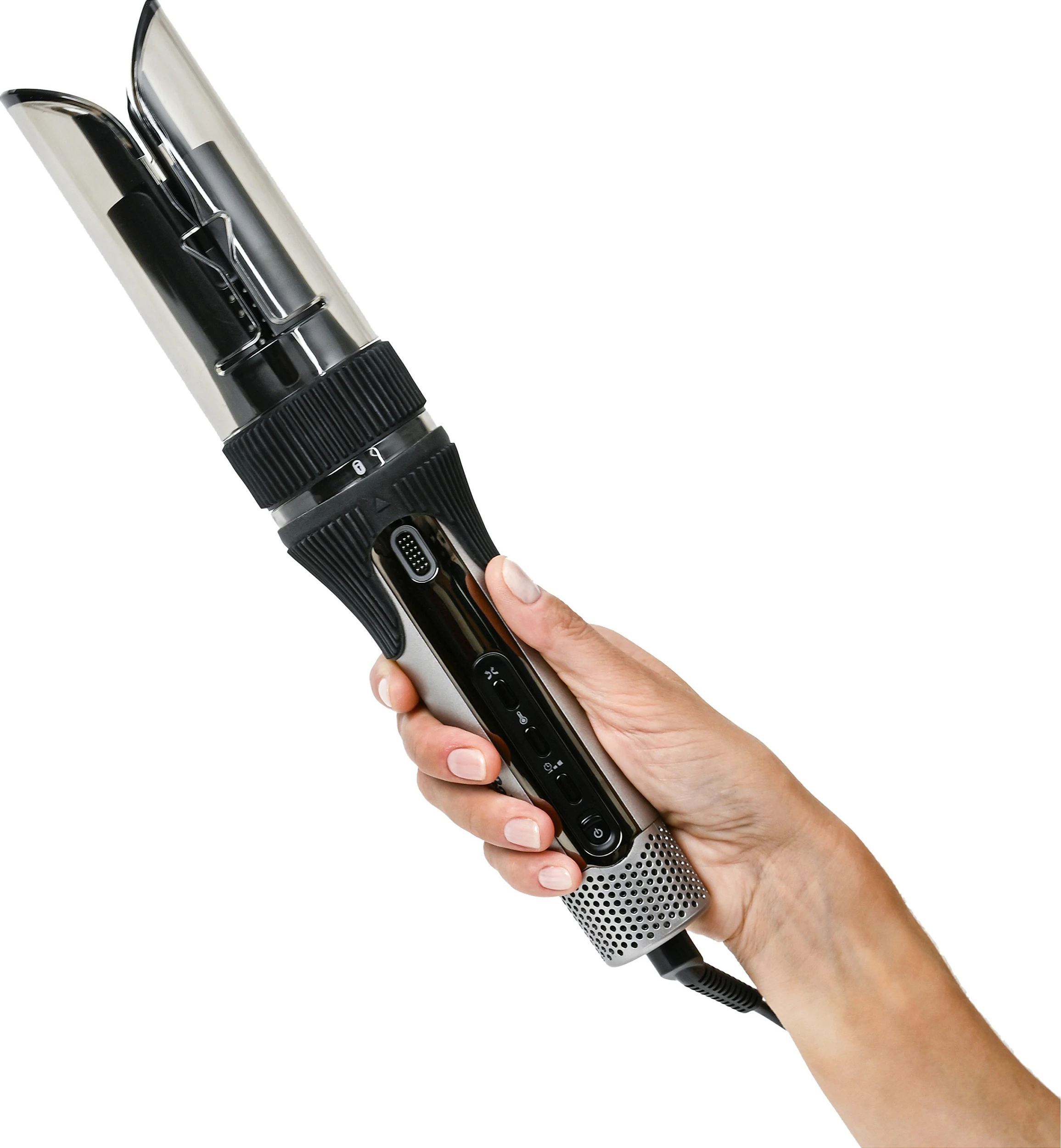 Hekur për kaçurrela BaByliss Style Secret Air C6688E, gri/zi