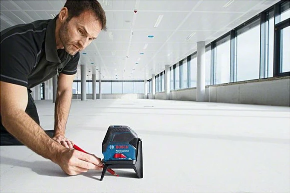 Laser nivelues Bosch Professional GCL 2-50 C, 12V, 20m, rreze e kuqe, IP54, zi/kaltër