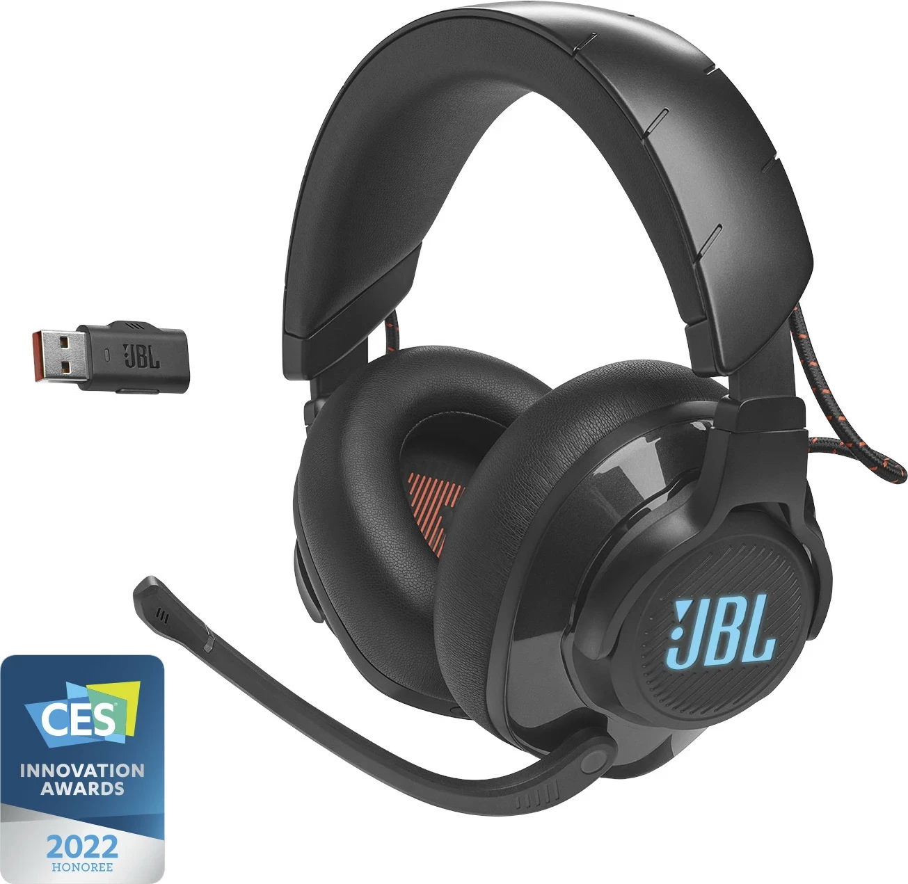 Kufje gaming JBL Quantum 610 Wireless, 50mm, 40h, me mikrofon të shkëputshëm, të zeza