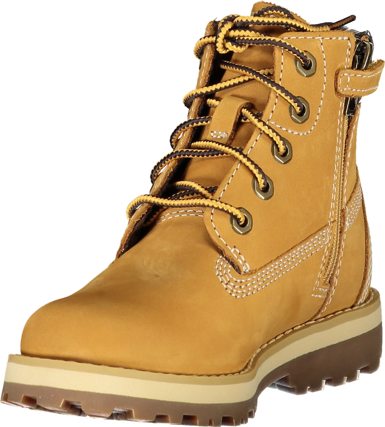 Çizme për djem Timberland Courma Kid Mid Lace Boot, kafe