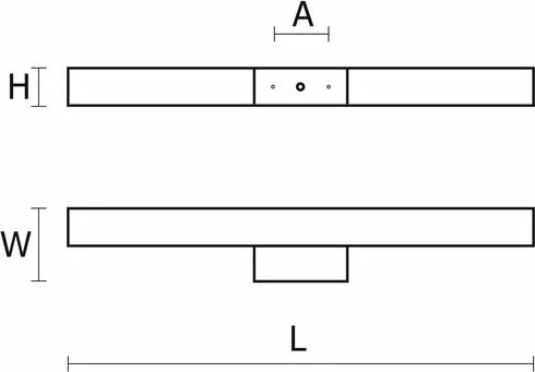 Aplik muror PXF Lighting VIP PX0918271 1x39W T5 G5 IP44, bardhë