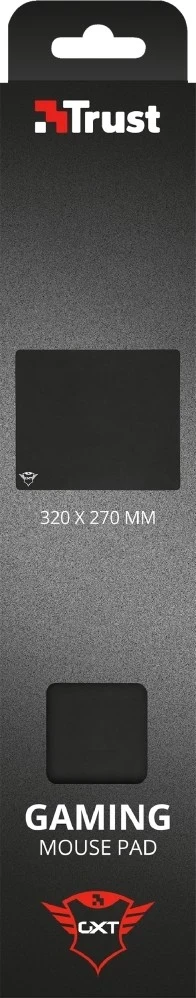 Mauspad Trust GXT 754, material i butë, e zezë